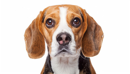 Beagle dog portrait 
