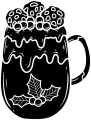 milkshake illustration coffee silhouette summer logo drink icon ice outline sweet food icecream cookie biscuit christmas tapioca tea milk shape cool vector graphic background