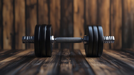 Set logos consisting of dumbbells, barbells and a rope. Cross fitness and gym .Vector illustration.