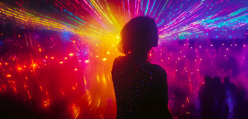 Mesmerizing Abstract Rave Light Displays: A Visual Feast for Content Creators