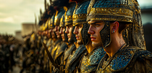 Achaemenid Empire Warriors: A Stunning Cinematic Portrait