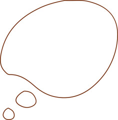 Speech Bubble Talk Line Art