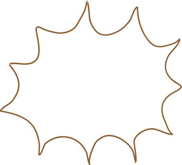 Speech Bubble Talk Line Art