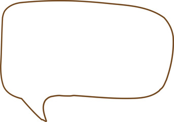 Obraz premium Speech Bubble Talk Line Art