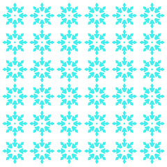 Christmas Ornamental Snowflakes Pattern Texture Background Vector