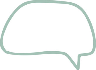 Obraz premium Speech Bubble Talk Line art