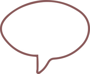Speech Bubble Talk Line art