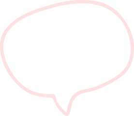 Speech Bubble Talk Line art