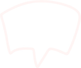 Speech Bubble Talk Line art