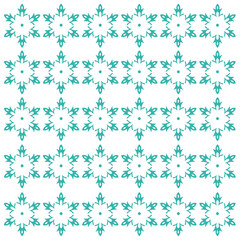 Christmas Ornamental Snowflakes Pattern Texture Background Vector