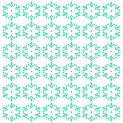 Christmas Ornamental Snowflakes Pattern Texture Background Vector