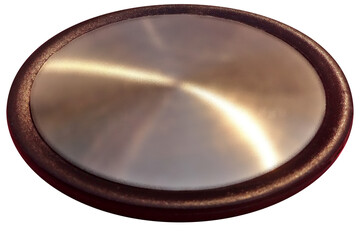 Steel coasters with Transparent  background.