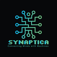 Obraz premium Artificial intelligent logo icon and vector illustration