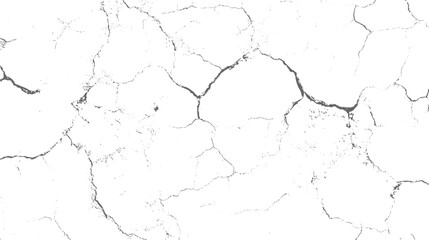 Sketch crack texture. Ground cracks, breaks on land surface from earthquake. old wall background crack vector.