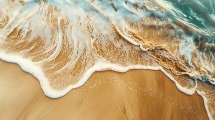 background of beige beach sand with natural pattern