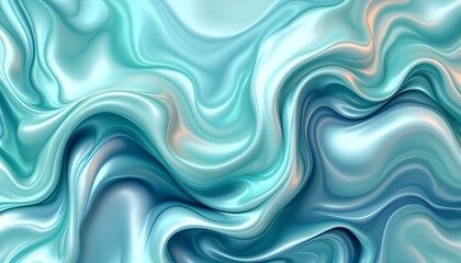 Fototapeta premium Cool abstract background in teal steel grey white with liquid textures and ethereal mist. teal blue abstract background with steam and water