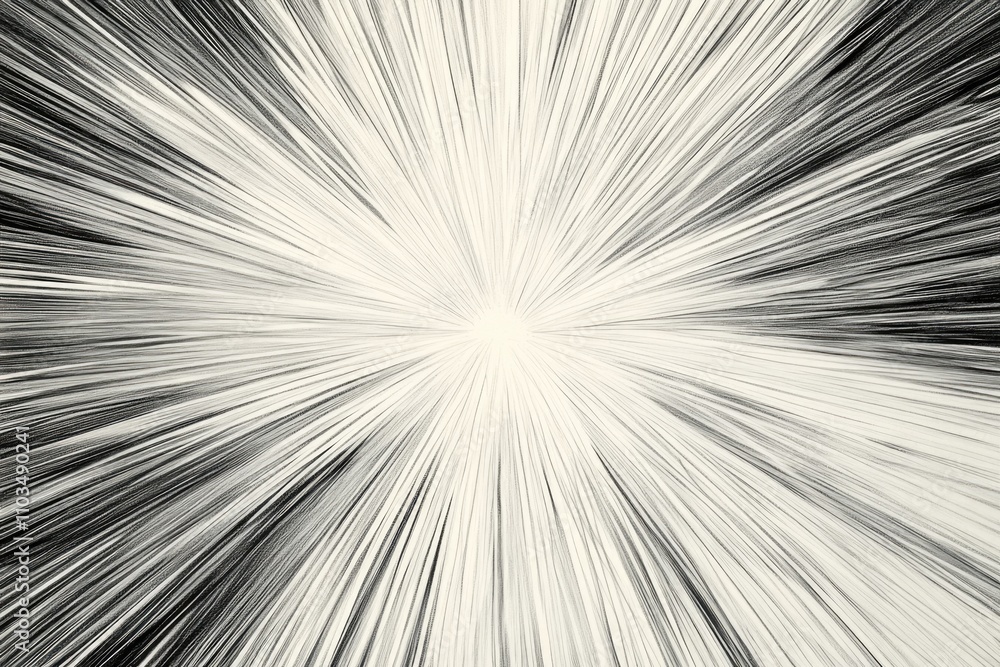 Poster abstract cosmic bokeh burst with stars and lights, representing a universe exploding or expanding.