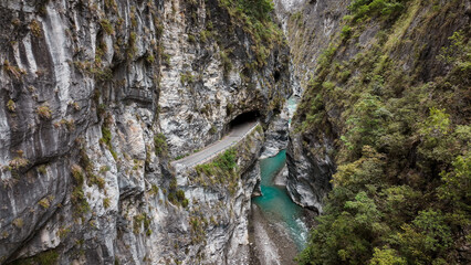 Exploring Taroko National Parks stunning gorge and winding road by day