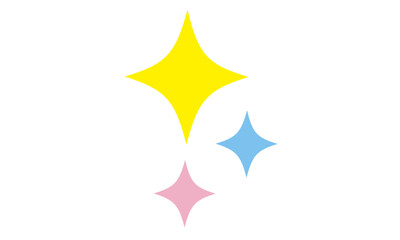 キラキラ　星　ピカピカ