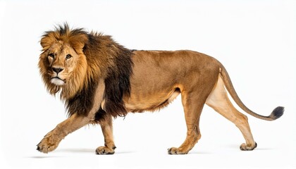 lion isolated on white