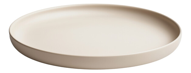 PNG Beige round plate