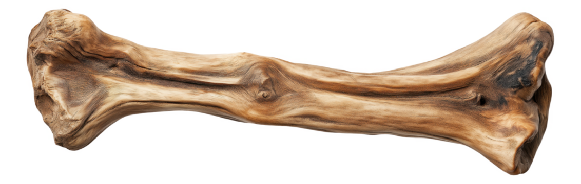 PNG A piece of driftwood with a smooth, natural texture