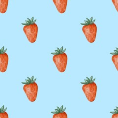 Pattern with strawberries for fabric print, seamless patterns, fabric patterns, fruits print, strawberry pattern, romantic pattern, hearts, valentine day pattern, sweet patterns