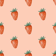 Pattern with strawberries for fabric print, seamless patterns, fabric patterns, fruits print, strawberry pattern, romantic pattern, hearts, valentine day pattern, sweet patterns