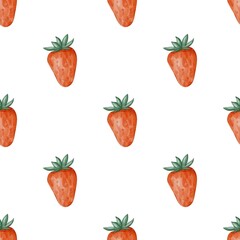 Pattern with strawberries for fabric print, seamless patterns, fabric patterns, fruits print, strawberry pattern, romantic pattern, hearts, valentine day pattern, sweet patterns
