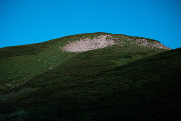 双六小屋周辺の北アルプスの景色