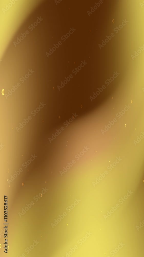 Poster abstract gold gradient background with subtle particles