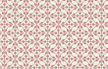 Beautiful colorful ethnic geometric American seamless patterns