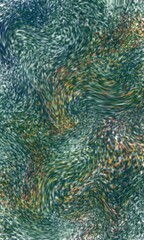 Abstract swirl of colors and textures creates a vibrant visual experience in a dynamic composition