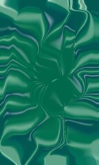 The background with a green rotating texture gives an elegant impression.