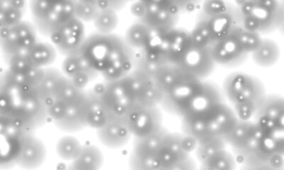 Bubbles in shades of gray and white are suitable as a complement to your design or video