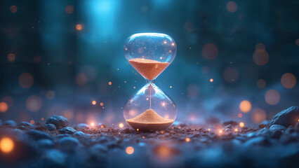 Cosmic Hourglass in a Celestial Landscape