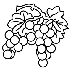 Grape  Icon Element For Design