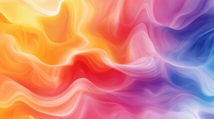 Obraz premium Vibrant Abstract Blurred Gradient Background in Bright Colors