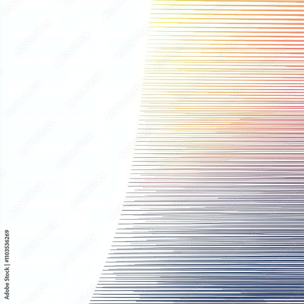 Aufkleber abstract gradient background with soft lines in light tones and gentle color transition