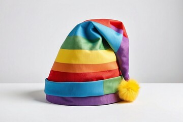 Rainbow Santa Hat