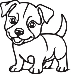 Cute Puppy Vector 