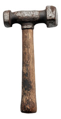 PNG Rusty old hammer with wooden handle
