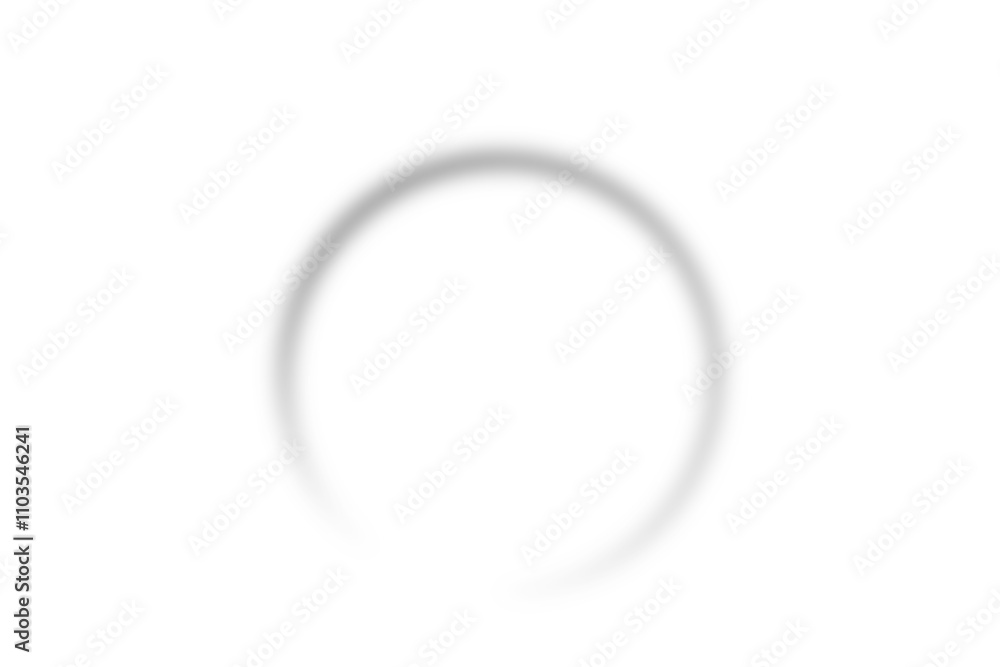 Poster blurred round shadow overlay. circle shadow effect isolated on transparent background. circular blur
