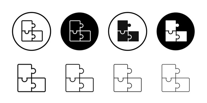 addon icon logo sign set vector outline