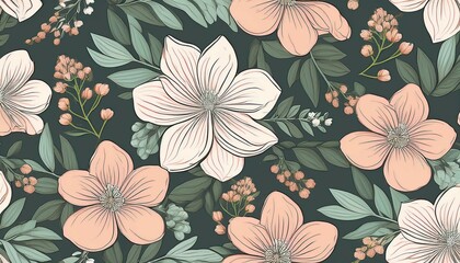 seamless floral background