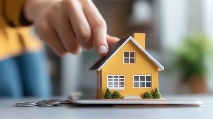 Marketing professionals creating digital ads targeting potential homebuyers in various countries