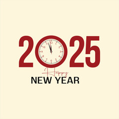 Happy new year 2025 celebration background