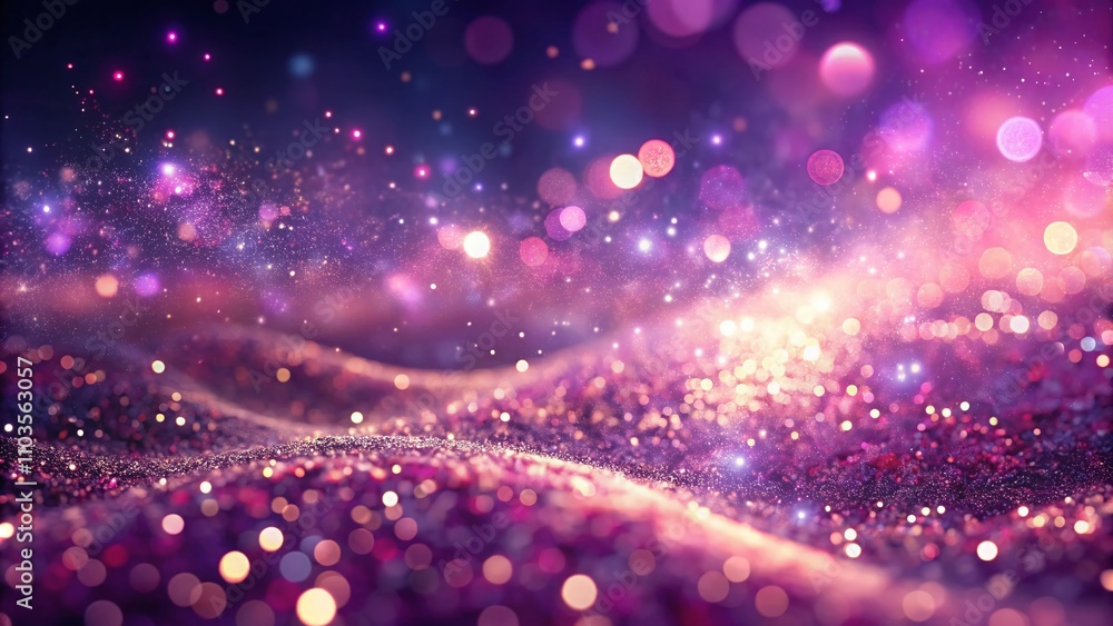 Poster elegant purple pink abstract particle flow decorative background for modern design and art projects 
