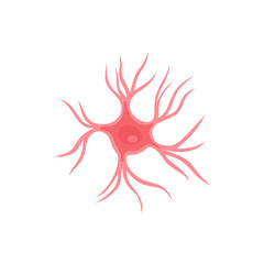 Microglia cell Illustration 