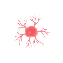 Microglia cell Illustration 